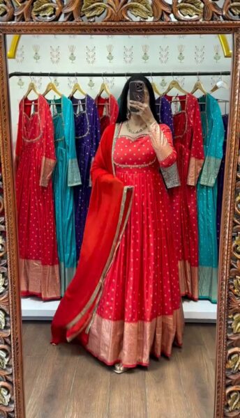 Jacquard Gown