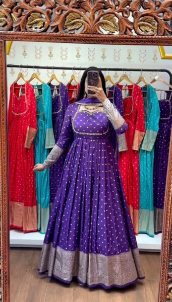 Jacquard Gown