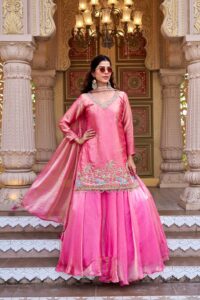 Festive Fendy Silk Lehenga Choli Set with Heavy Embroidery & Dupatta – Ready to Wear