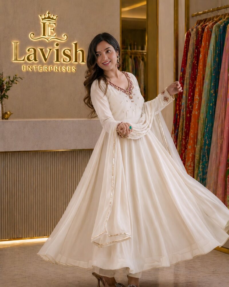 Georgette Anarkali Set