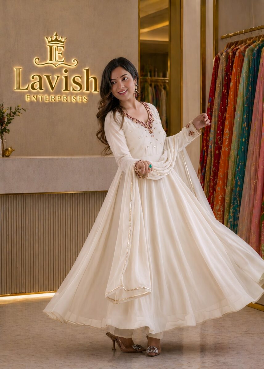 Georgette Anarkali Set