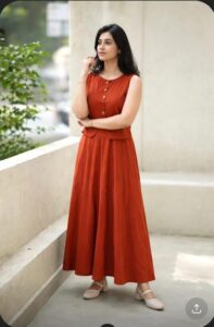 Women’s Pure Cotton Skirt & Top Set – Sleeveless Button Detail Summer Co-Ord Set